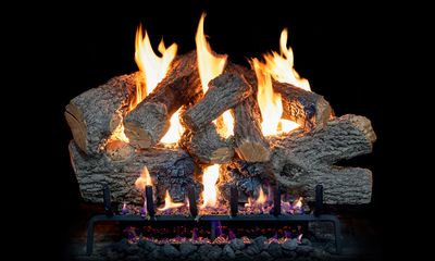 RH Peterson: G31 Series Charred Royal English Oak Logs - 42" - primary view