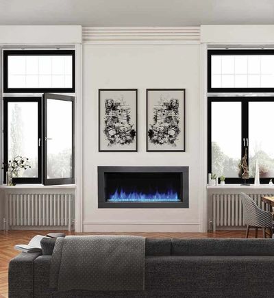 Kozy Heat: Osseo Electric 60 Slim Linear Fireplace - primary view