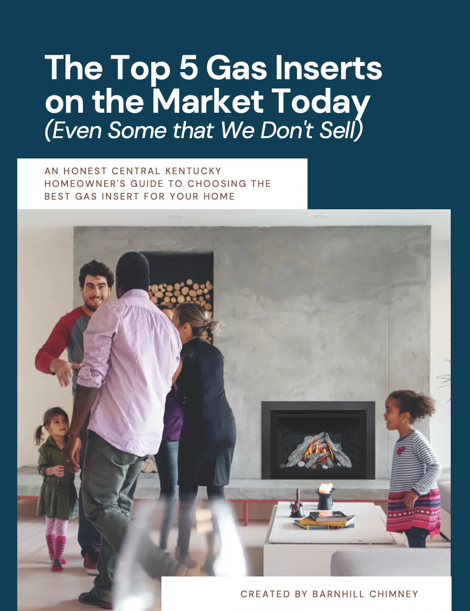The Top 5 Gas Inserts on the Market Today — free guide by Barnhill Chimney