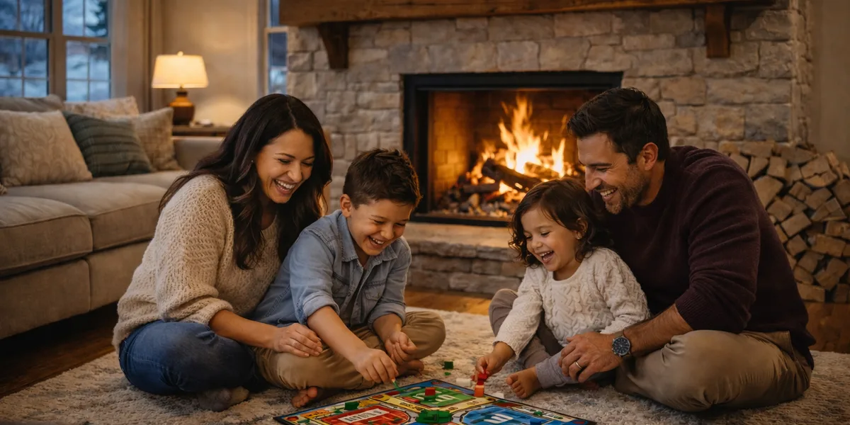 Barnhill Chimney showroom featuring live burning fireplaces