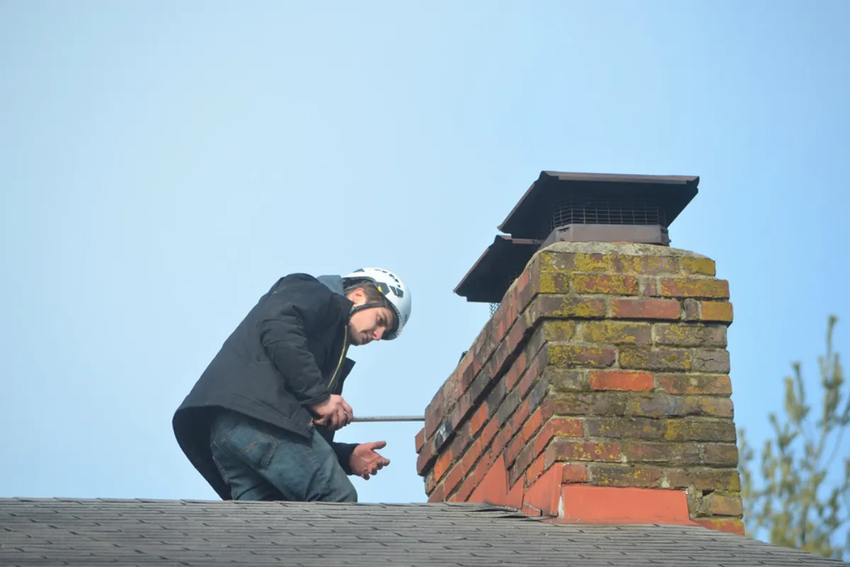 Chimney masonry repair and restoration work